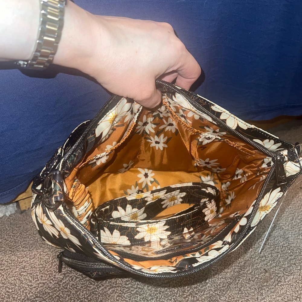 LUG Samba 2 Convertible Crossbody Bag - Autumn Daisy NWT - Picture 7 of 10